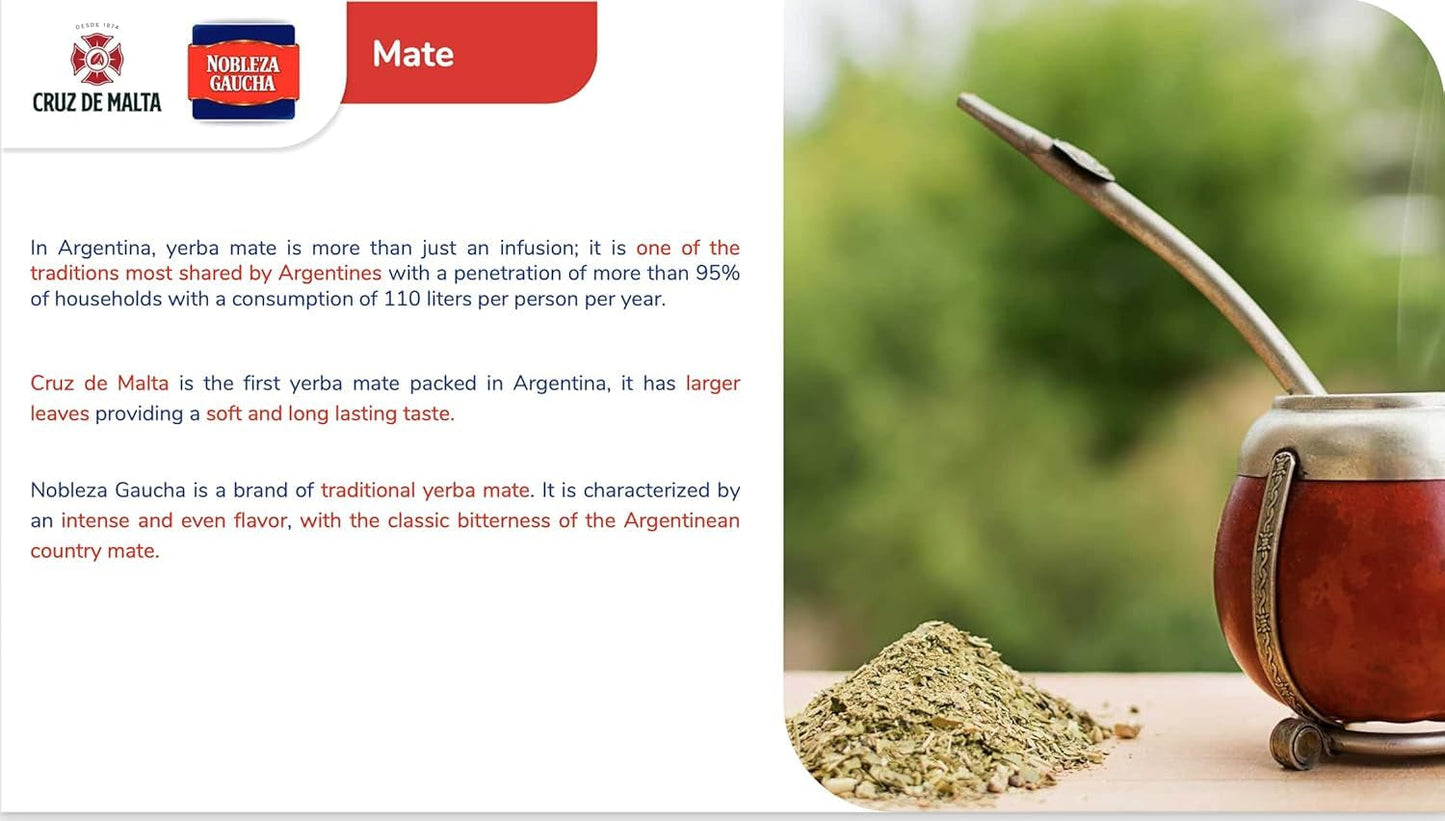 Argentijnse mate thee met stukjes stengels, 1 kg.