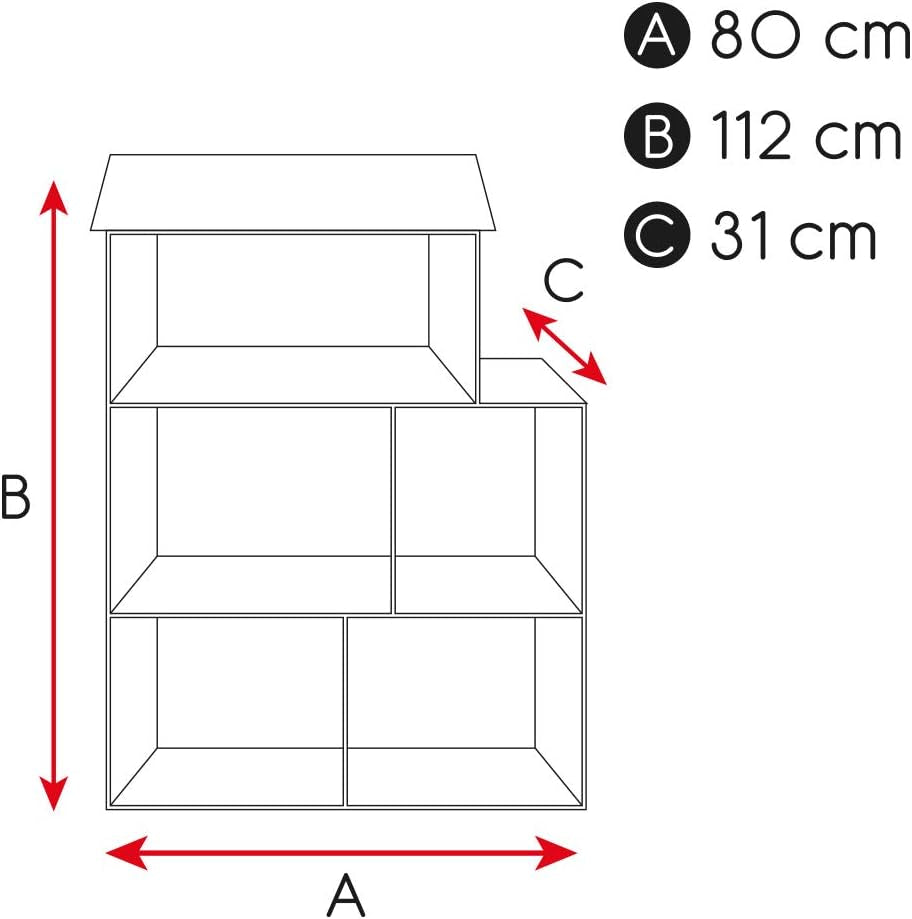 ColorBaby 85293 Houten poppenhuis