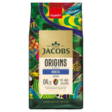 Jacobs Kaffeebohnen Origins Brazilië, mild-nutsiger Geschmack aus Brasilien, geröstet in Bremen, Intensität 4/10, Kaffee ganze Bohnen, 1 kg