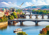 Trefl, Puzzel, Praag, Tsjechië, 500 stukjes, Premium kwaliteit, Voor volwassenen en kinderen vanaf 10 jaar Puzzle Naty Shop