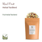 Mix van biologische fruit- en kruidenthee - 100% natuurlijke kruidenthee met de intense smaak van rood fruit - Fruitthee Biologische fruitthee Losse fruitthee Losse fruitthee Winterfruitthee