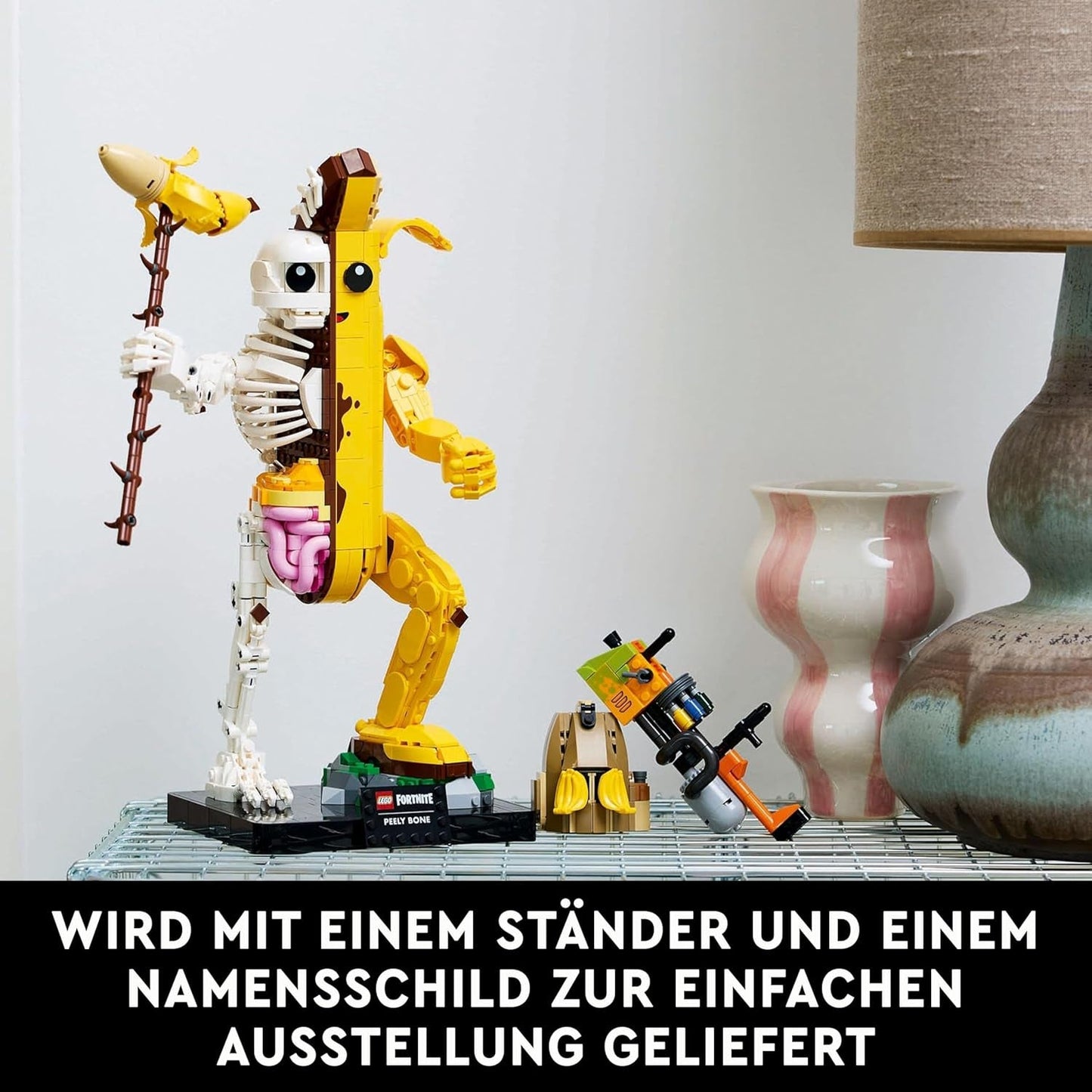 LEGO Fortnite bone shali - Inclusief verfwerper en komprikker - Collector's item voor fans van videogames - Bouwset voor volwassenen als decoratie voor thuis of op kantoor - 77072 Bouwsets Besuche den LEGO-Store