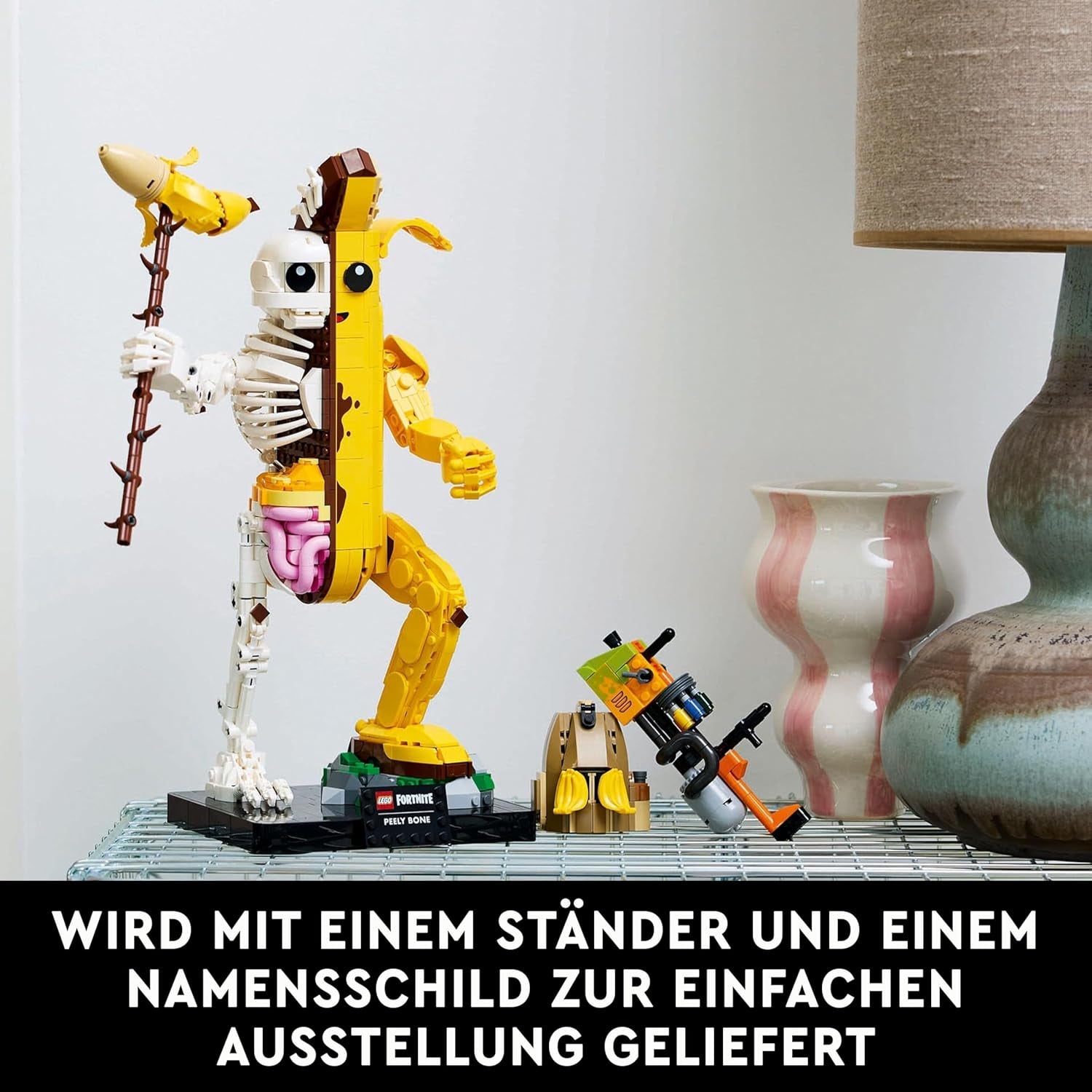 LEGO Fortnite bone shali - Inclusief verfwerper en komprikker - Collector's item voor fans van videogames - Bouwset voor volwassenen als decoratie voor thuis of op kantoor - 77072 Bouwsets Besuche den LEGO-Store