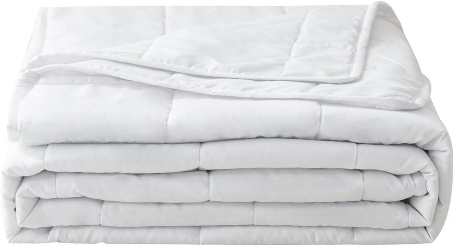 Zomerdekbed 155X220 Licht zomerdekbed 90 GSM dekbedden 155X220Cm dekbed Dun dekbed Bruikbaar zonder hoes Koeldekbed Soft Cosy White Quilts en quilts Naty Shop Zomerdekbed 155X220 Cm