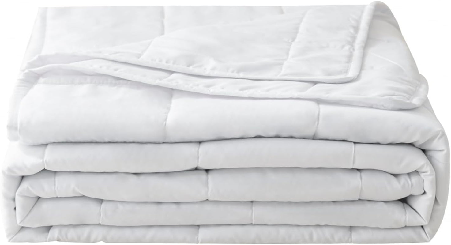 Zomerdekbed 155X220 Licht zomerdekbed 90 GSM dekbedden 155X220Cm dekbed Dun dekbed Bruikbaar zonder hoes Koeldekbed Soft Cosy White Quilts en quilts Naty Shop Zomerdekbed 155X220 Cm