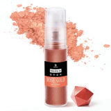 DecoRom, eetbare glitters, poeder, 10 gram Glitter Naty Shop Roségold
