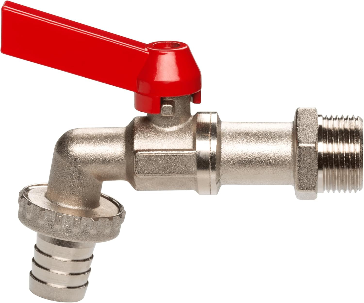 Gardena kogelkraan: binnen- en buitenventiel, 33,3 mm (G 1 inch) schroefdraad, voor 19 mm (3/4 inch) slangen (7333-20)