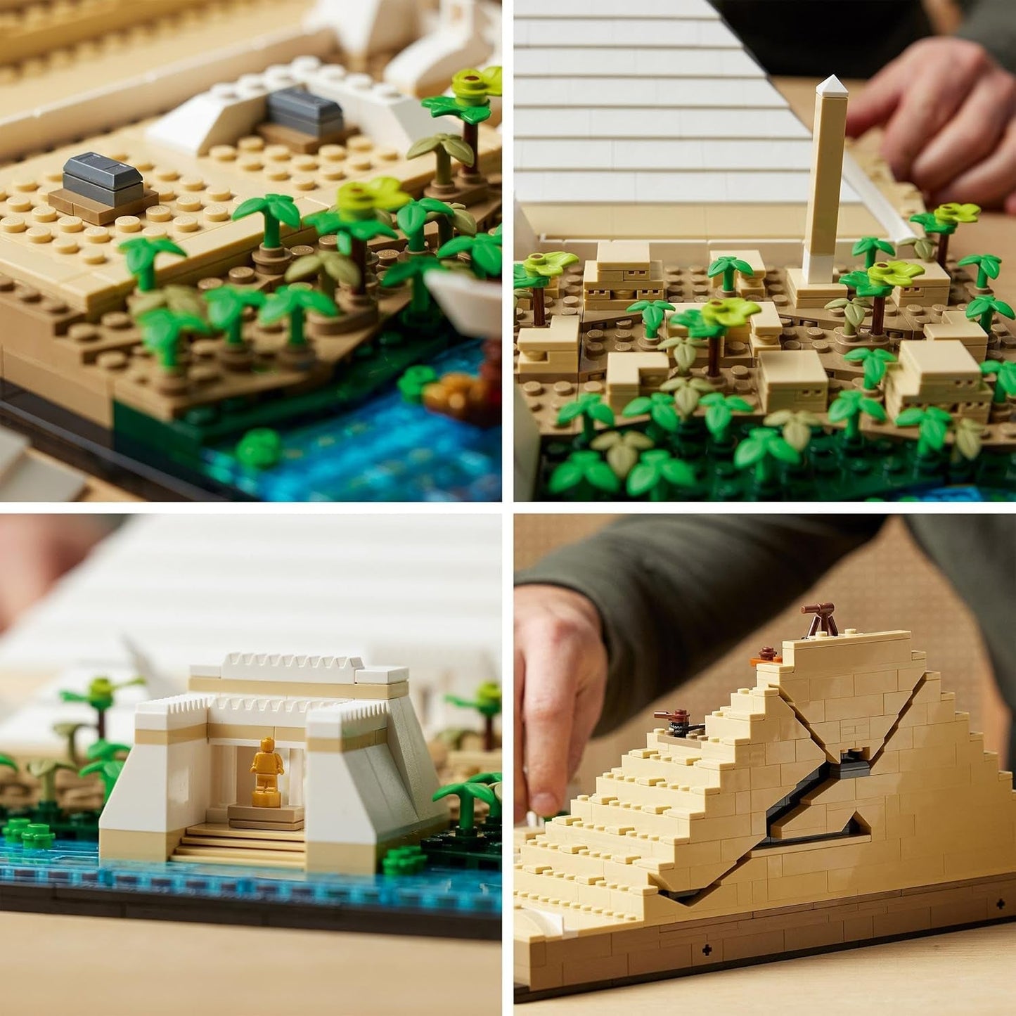 LEGO 21058 Architectuur De Piramide van Cheops Bouwpakket voor ambacht als creatieve hobby, cadeau-idee voor volwassenen, mannen, vrouwen, moeder, vader, creatieve activiteit, beroemde bezienswaardigheden Collectie Bouwsets Besuche in LEGO-Store