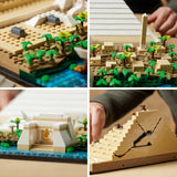 LEGO 21058 Architectuur De Piramide van Cheops Bouwpakket voor ambacht als creatieve hobby, cadeau-idee voor volwassenen, mannen, vrouwen, moeder, vader, creatieve activiteit, beroemde bezienswaardigheden Collectie Bouwsets Besuche in LEGO-Store