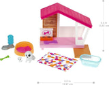 Barbie GRG78 - Mini Speelset met 2 honden, hondenhuis en accessoires, cadeau voor kinderen van 3 tot 7 jaar Naty Shop Dolls