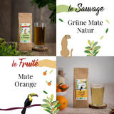 ORIGEENS BIO MATE TEA GIFT SET X4 I Yerba Mate Bio 4X80G I Yerba Mate theeservies, cadeau-idee