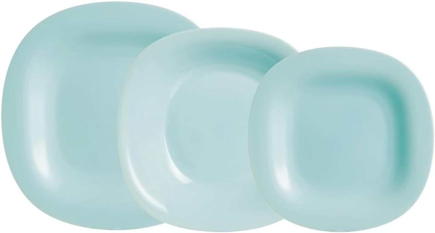 18-delige turquoise bestekset