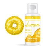 Fettlösliche Lebensmittelfarbe Für Schokolade - 60Ml Olbasis Lebensmittelfarben Für Fondant, Torten Decoratie, Backen - Flüssige Voedselkleuring voor Kakaobutter, Botercrème, Kuchen (Schwarz) Naty Shop Gelb
