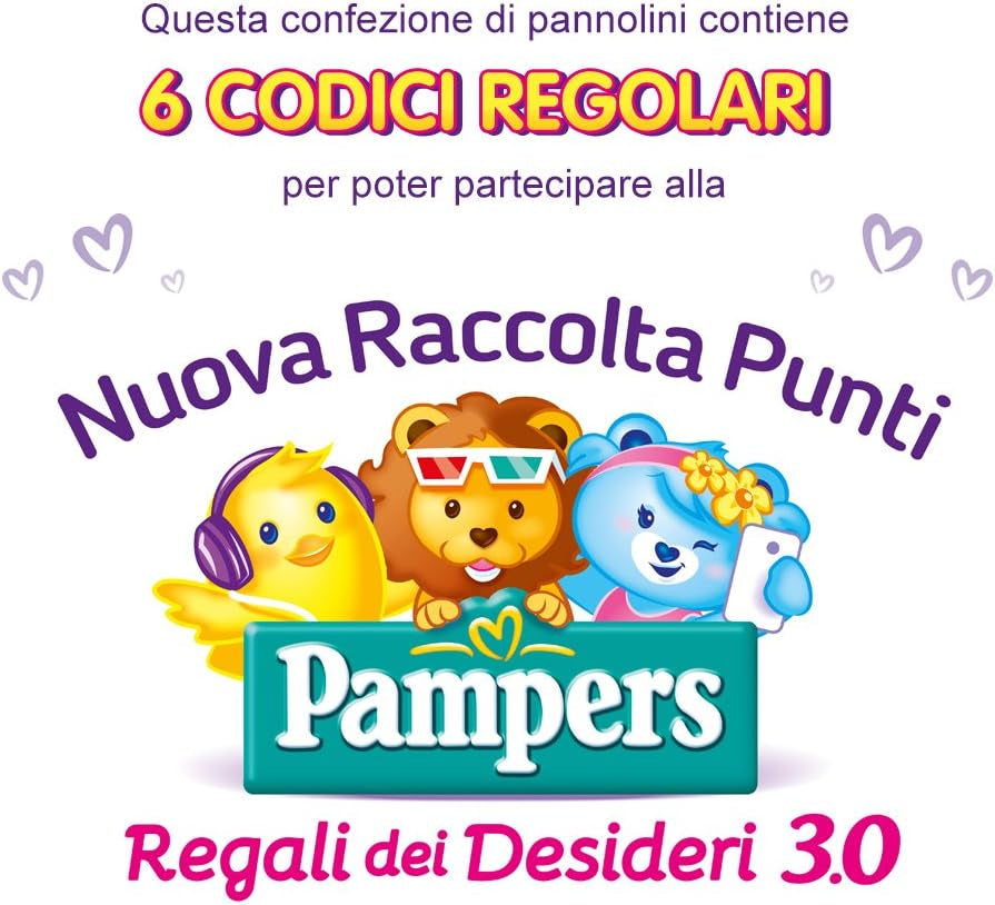 Pampers Sun en Moon Midi luiers, maat 3 (4-9 kg), 120 luiers