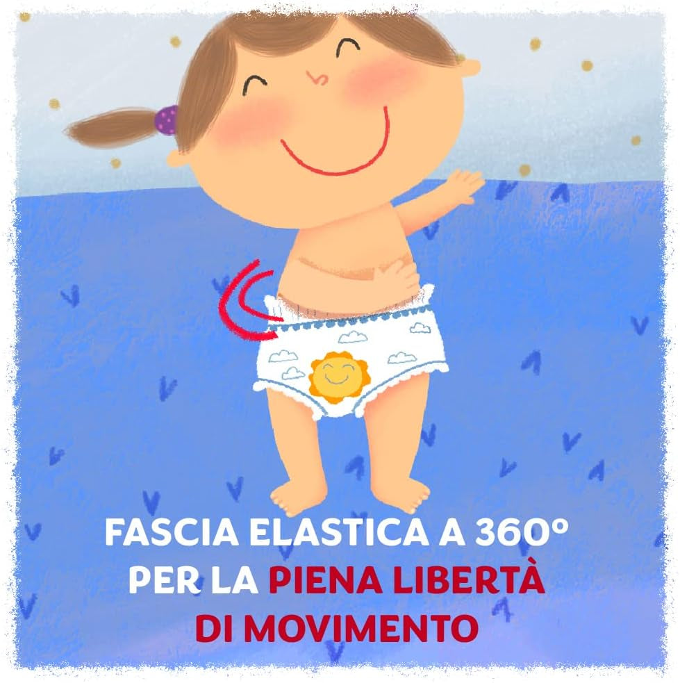 Pampers Sole e Luna Maxi luier, maat 4 (8-15 kg), 60 luiers
