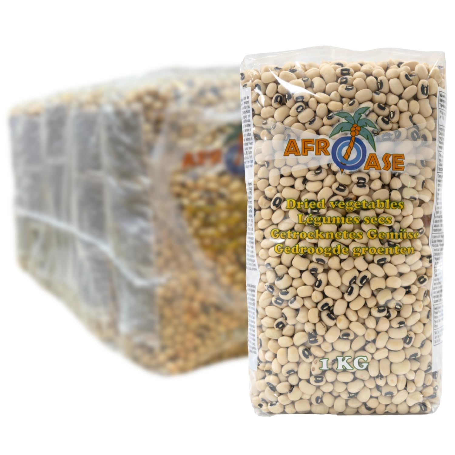 AFROASE - Erwten met zwarte ogen - 1 x 1 kg