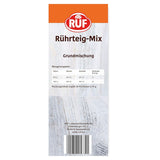RUF Rührkuchen Backmischung, Nur Wasser & Öl Zugeben, Rezeptur Für Blechkuchen, Kastenkuchen, Muffins, Gugelhupf Und Tortenböden, 1X1000G Mengsel voor bakken en koken Naty Shop