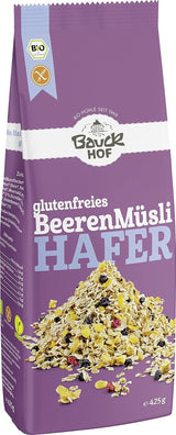 hof havermuesli met bessen, glutenvrij (425 g) - Bio