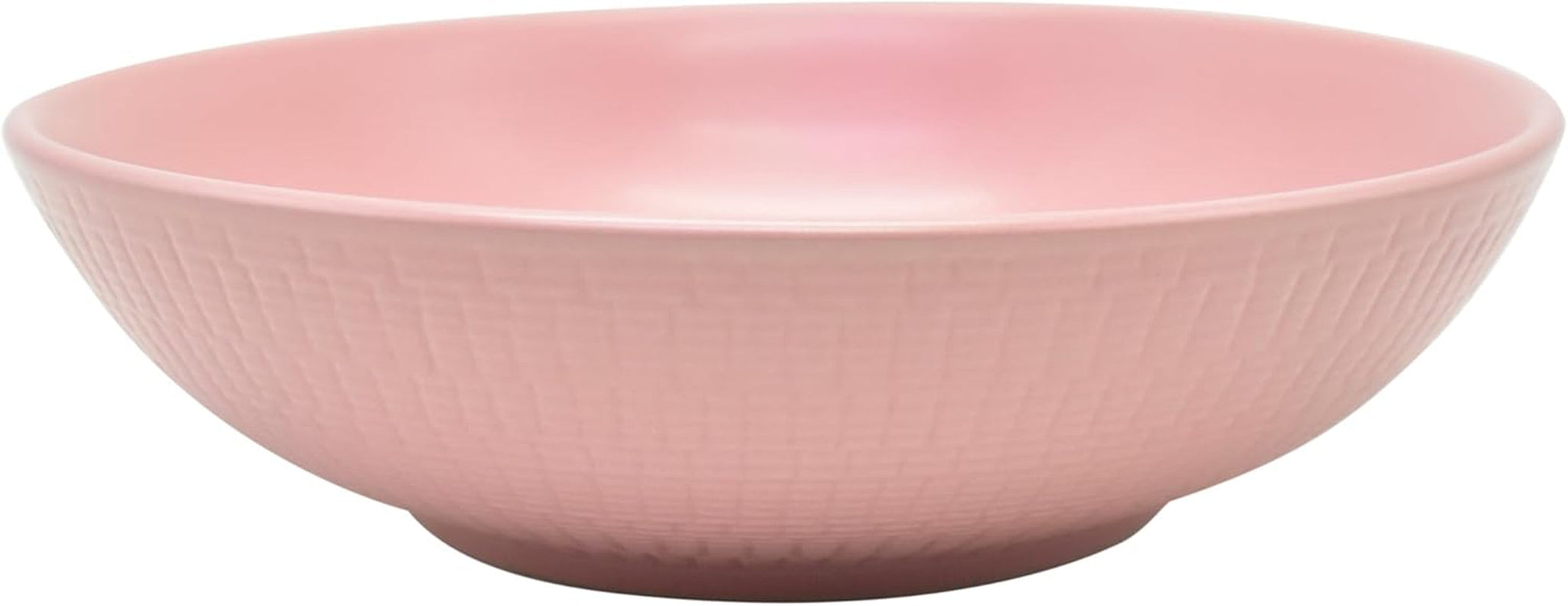 ECHTWERK Vintage serviesset 12-delig natuurlijk design "Blanka" 4-persoons elegant getextureerd steengoed serviesset met 4 dinerborden 4 zijborden 4 dinerborden roze