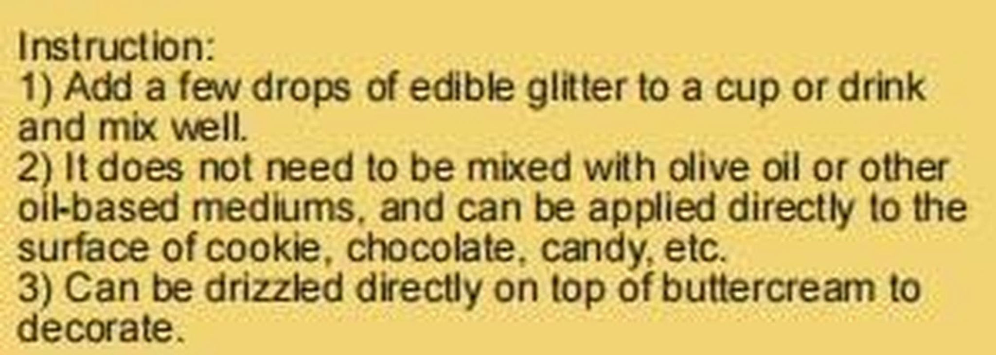 Eetbare glitters, 5 gram Glitter Nati Shop