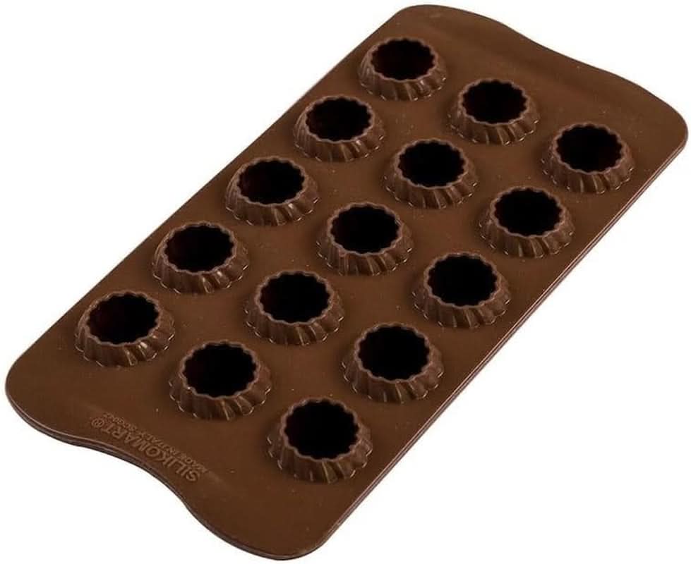 Silikomart 199384, 3D chocoladevorm keukenvlam Naty Shop