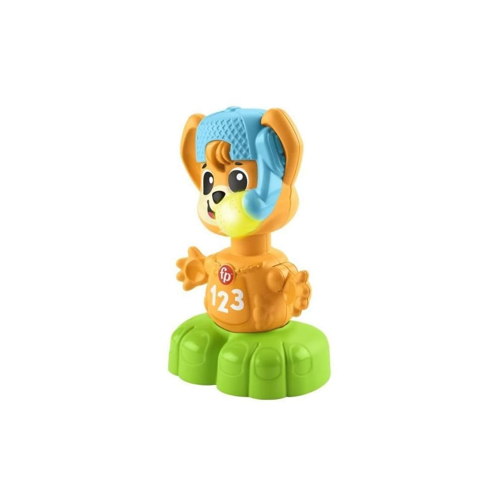 Fisher-Price Sync Squad fox toonbankspeelgoed, speelgoed voor baby's en peuters met muziek en interactieve verlichting, vanaf 9 maanden, Franse versie, HYK94 Jucarii Bebe Naty Shop