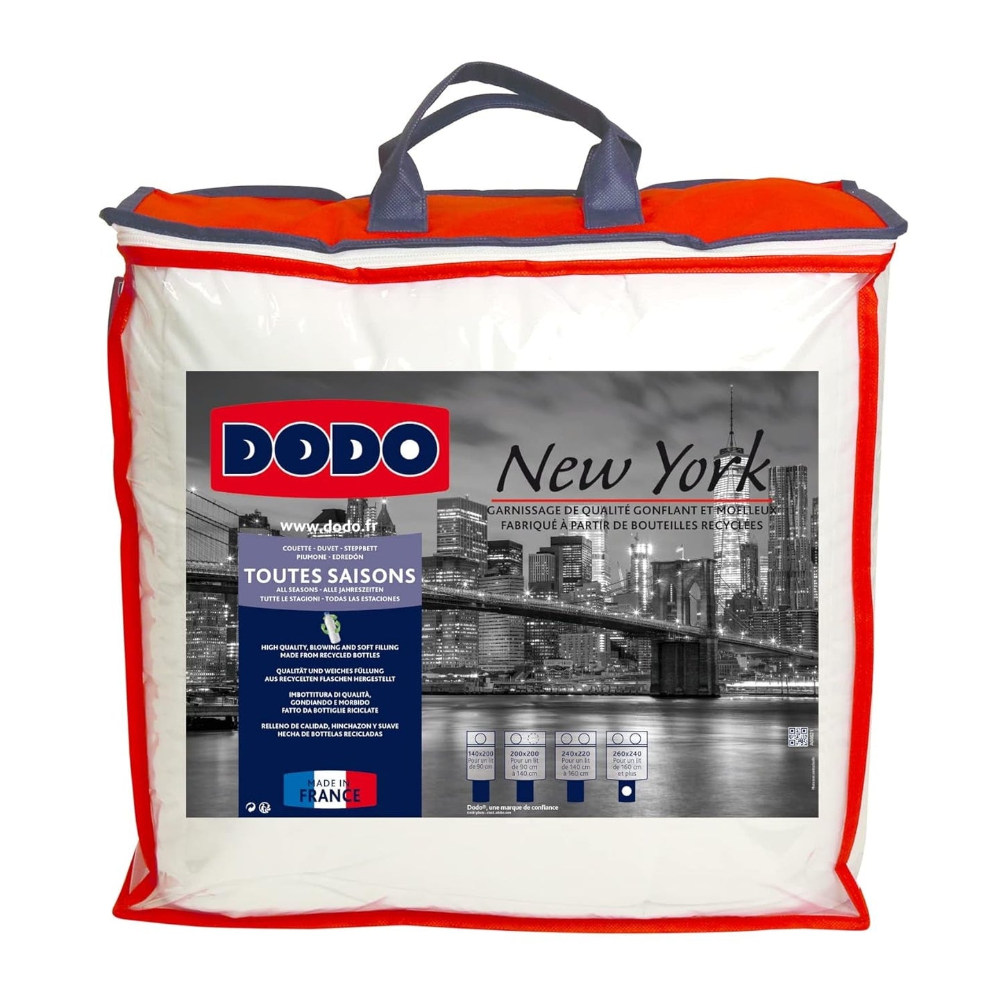 Dodo L Quilt, Gematigd, Ecologisch, 240 X 260 L, Voor tweepersoonsbed | Quilt New York, Zacht, Perzikhuid, Machinewasbaar op 40 °C Quilts en quilts Naty Shop