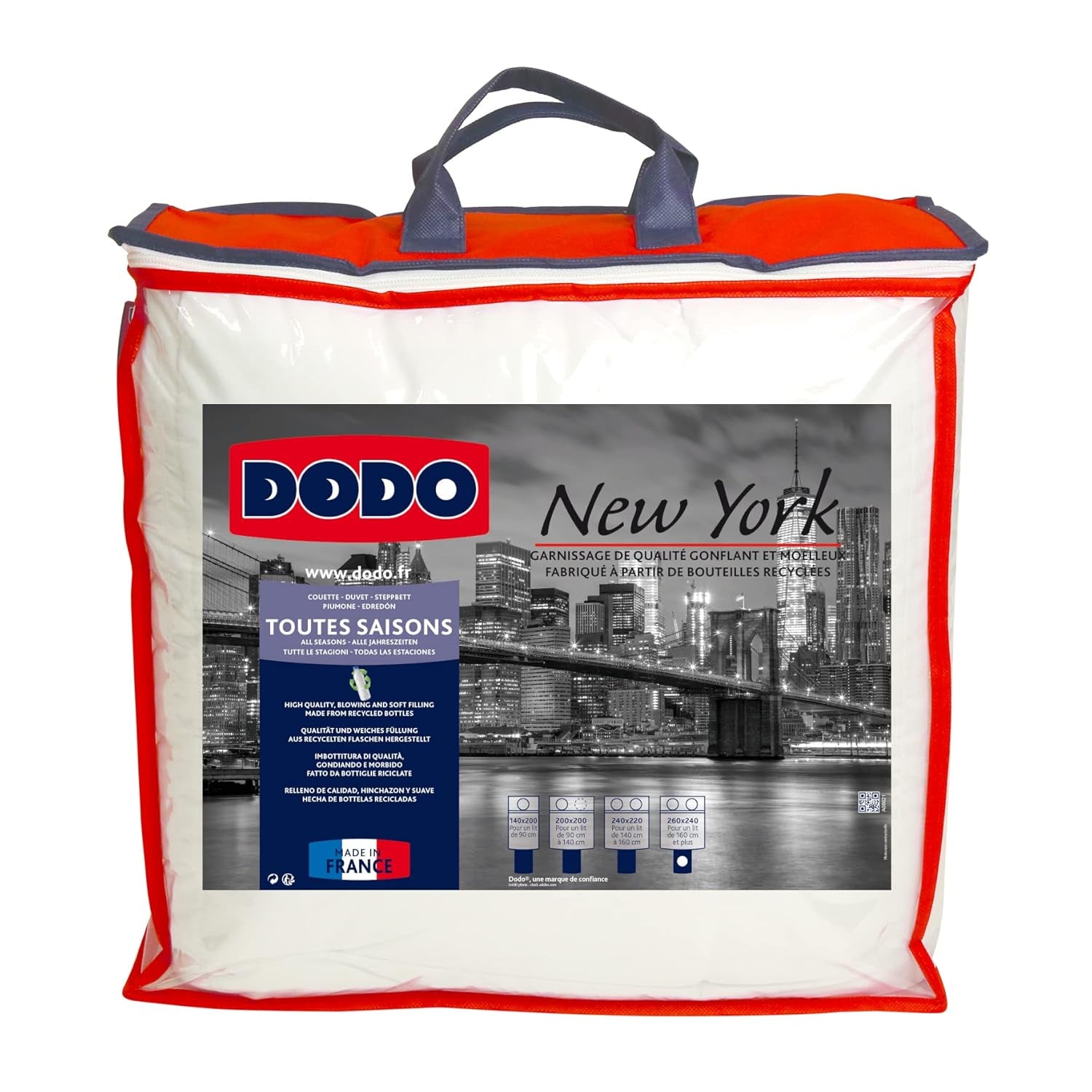 Dodo L Quilt, Gematigd, Ecologisch, 240 X 260 L, Voor tweepersoonsbed | Quilt New York, Zacht, Perzikhuid, Machinewasbaar op 40 °C Quilts en quilts Naty Shop