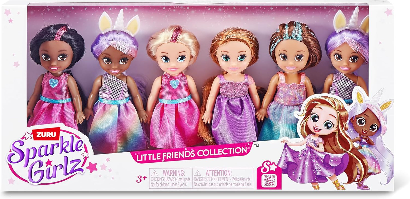 Verzamelbare prinsessenmodepoppen, prinsessenaankleedpoppen (6-pack)