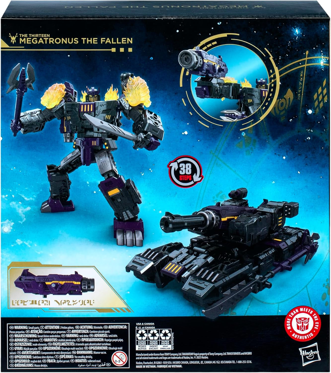 Transformers Age of the Primes Leader-Class the Thirteen Megatronus the Fallen Actiefiguren Naty Shop
