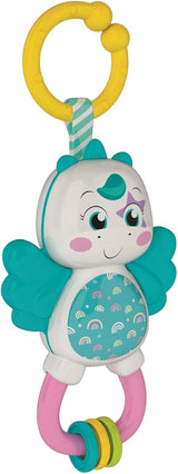 Clementoni 17778 - Kleine Eenhoornrammelaar - Sonaglio Neonato Con Massaggiagengive, Giocattolo Bambini 3 Mesi, Rafforza Le Capacità Motorie E Sensoriali - Made in Italy Jucarii Bebe Naty Shop