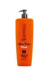After Color Mask - intensieve verzorging voor gekleurd haar, 1000 ml, beschermt en verzorgt gekleurd haar, geeft glans, hydratatie en soepelheid, siliconenvrij, vegan, kapperskwaliteit Naty Shop Haarmasker Standaard titel