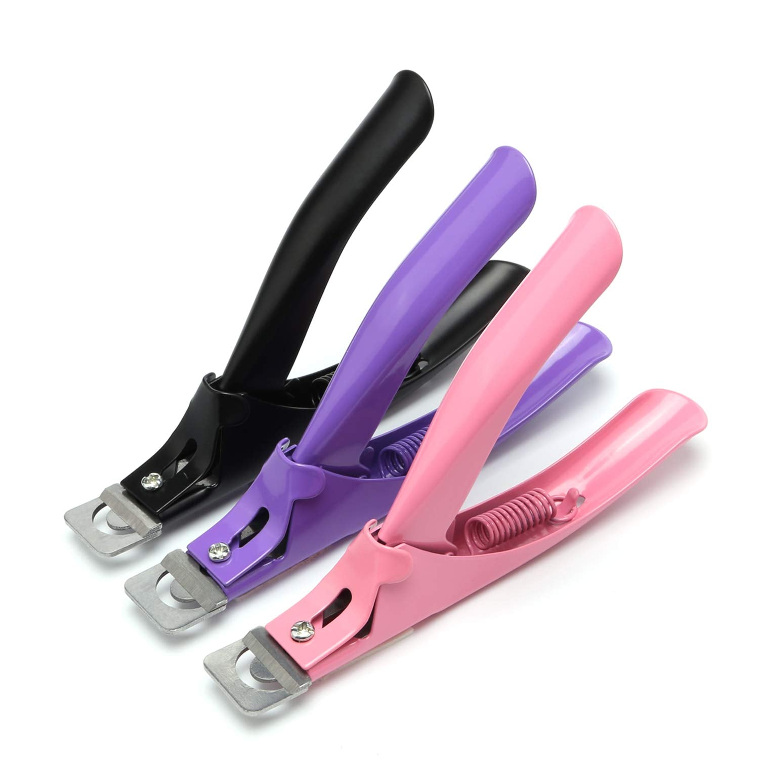 MWOOT 3 stuks kunstnageltang acryl nageltang, roestvrijstalen nageltips cutter trimmer manicure tool voor acryl kunstmatige gelnagels