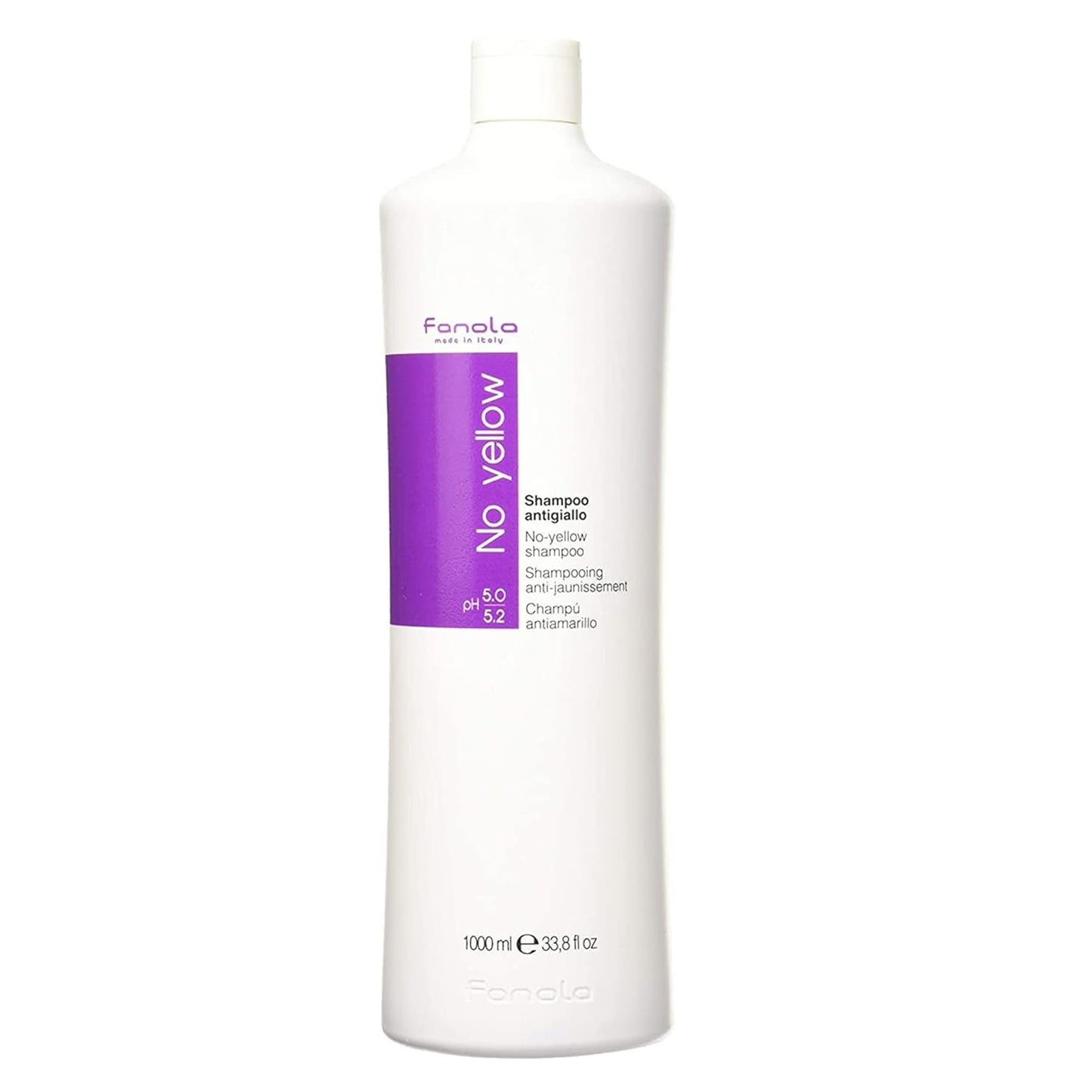 Fanola No Yellow Silver, Shampoo tegen gele vlekken, 1000 ml Douche en bad Fanola 1000 ml