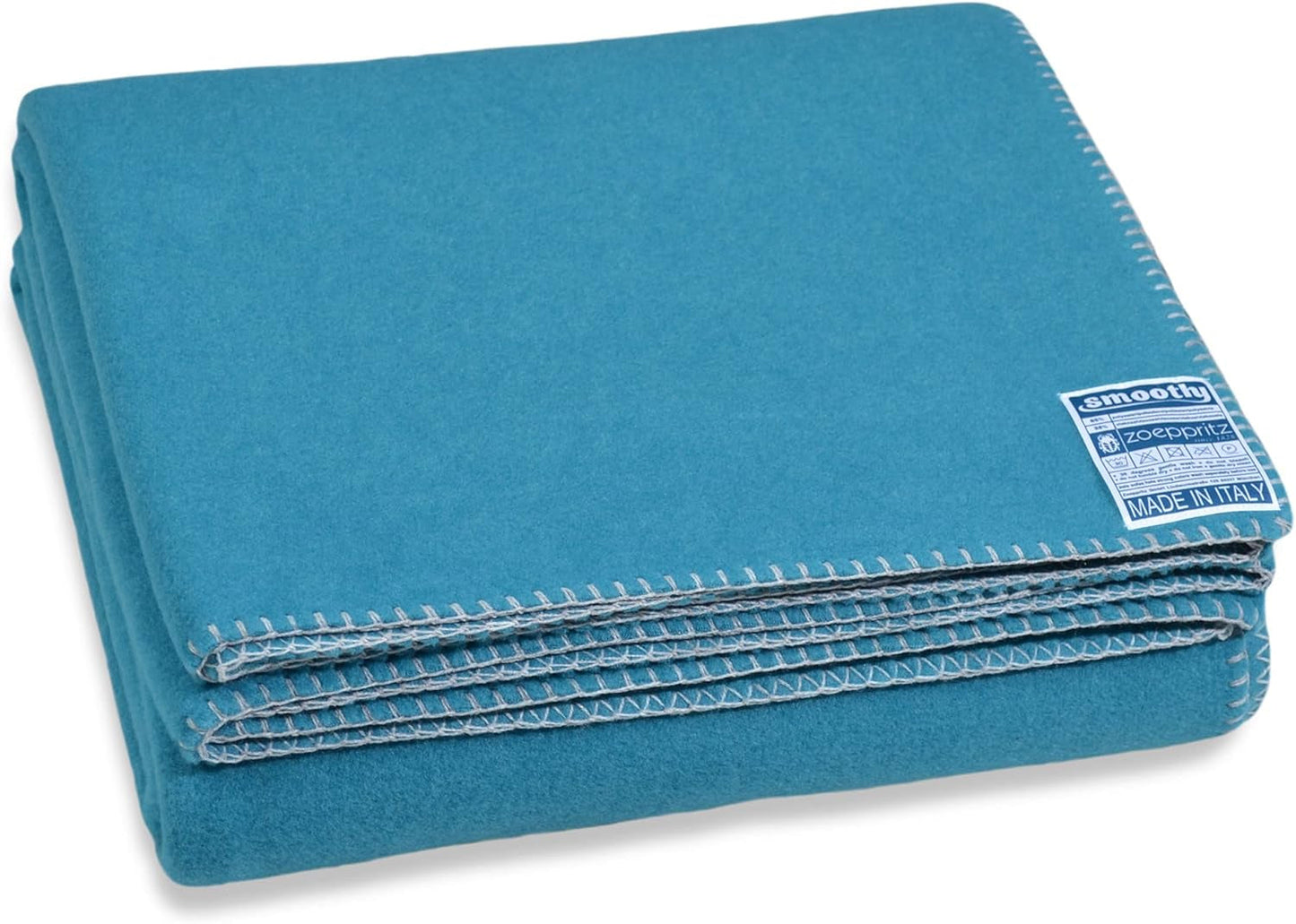 Zoeppritz sinds 1828 Smoothy fleecedeken - Fluffy comfortabele polar fleece deken - Veganistisch - 140X190Cm - 010 Off-White, 010 Offwhite Zoeppritz Since 1828 760 Curacao 140X190Cm