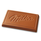 Naps Alpenmelk 1 x 1 kg, smeltende mini-chocoladevierkantjes van fijne alpenmelkchocolade, doos (pak van 2)