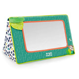 Bright Starts Kinderwagen Speelgoedluiaard - met rammelaar, spiegel en taggielussen Baby Toys Naty Shop spiegel