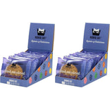 Veganistische gezouten karamel-amandelkoekjes - individueel verpakt, glutenvrij, soja-vrij, biologisch amandelhaver - 12 x 50 g multipack (pak van 2)