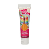 Funcakes Gel Voedselkleuring Oranje: Hooggeconcentreerde kleurstof voor deeg, room, fondant en marsepein. Gemakkelijk doseren. Eén druppel om levendige kleuren te creëren. Halal. 30 gram