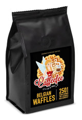 Caffeefee Belgische Wafels Bohnen, 250 g, aromatisierter Röstkaffee