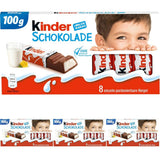 Kinder Chocolate - Gevulde melkchocoladerepen - 1 pakje met 24 individuele repen (24 x 12,5 g).