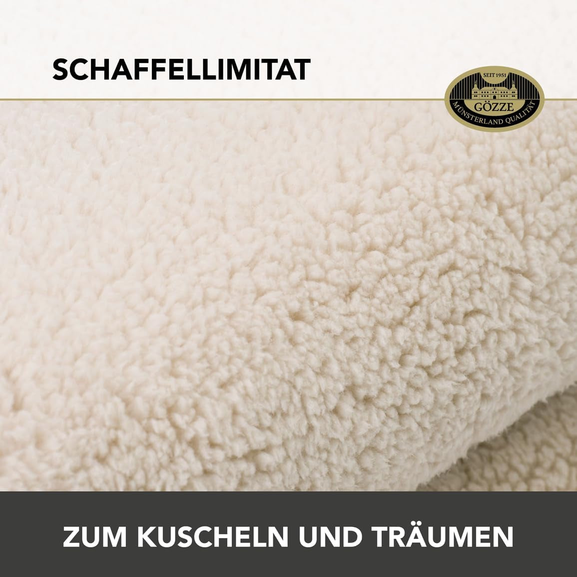 Gözze - Cloud zachte knuffeldeken, imitatie schapenvacht, 100% polyester (microvezel), 150 X 200 Cm - Camel Dekbedden en dekbedden Naty Shop