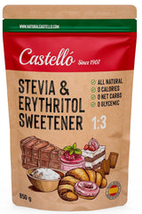 Stevia + Erythritol 1:3 Zoetstof, 1G = 3G Suiker, 850 gram Zoetstoffen Naty Shop