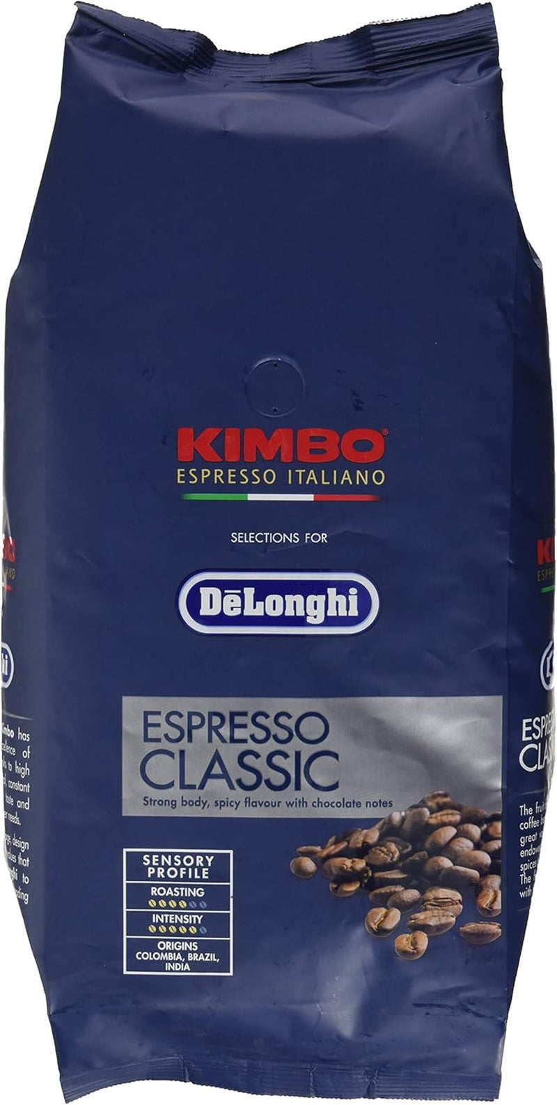 De'Longhi Caffe Classic (Grani) Kimbo gebrande koffiebonen / 1kg