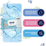 Kindii Water Care Vochtige doekjes - Aqua Babydoekjes - 100% viscose, 99,9% water, grapefruitextract, sjaalmaat 150x200, 100% biologisch afbreekbaar, plasticvrij, reinigingsdoekjes voor de gevoelige huid