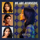 GYADA COSMETICS, hyalurvedisch versterkend ayurvedisch kompres, professionele behandeling voor fijn en zwak haar, antikroezen met methi, maca, neutrale henna, 200 ml Naty Shop haarmasker