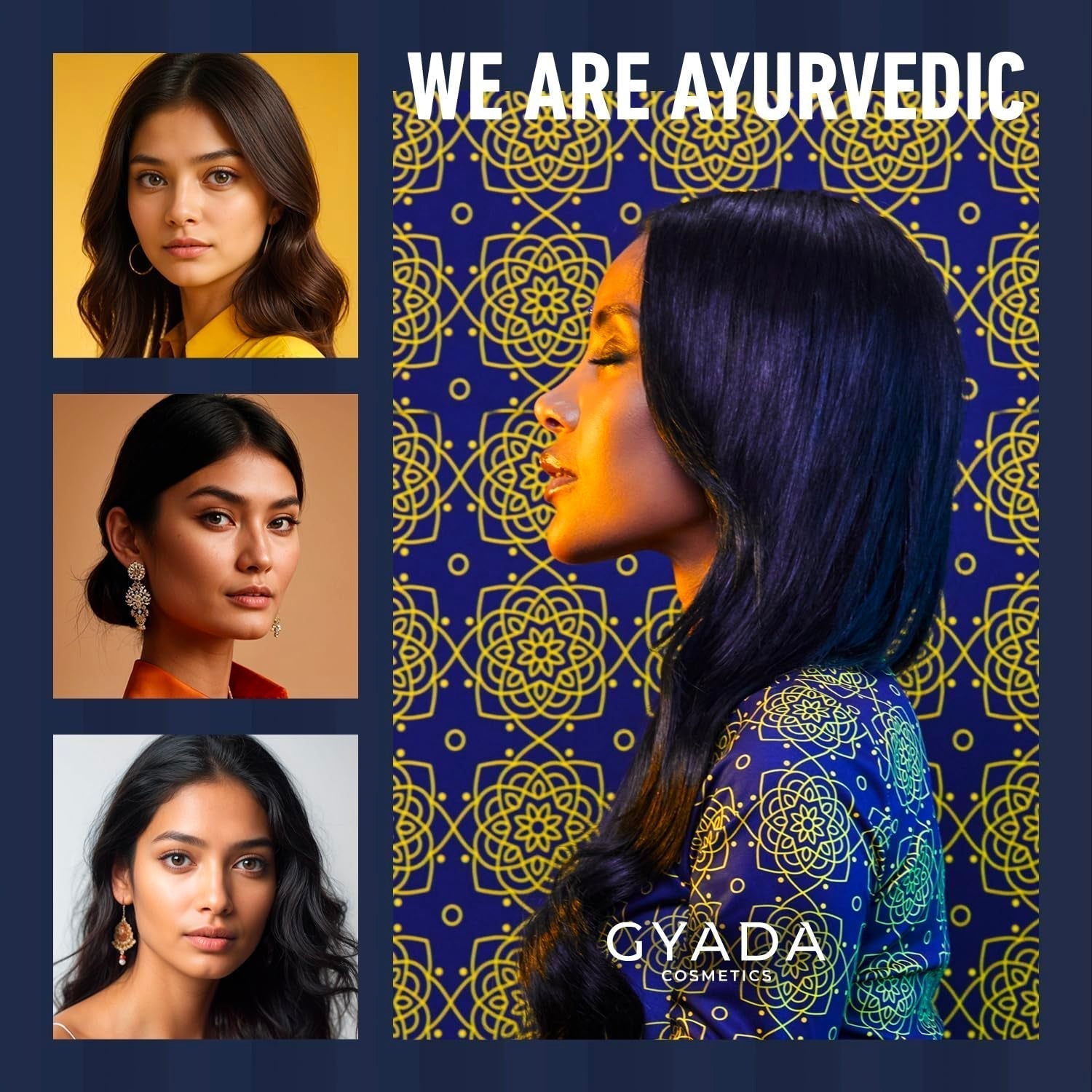 GYADA COSMETICS, hyalurvedisch versterkend ayurvedisch kompres, professionele behandeling voor fijn en zwak haar, antikroezen met methi, maca, neutrale henna, 200 ml Naty Shop haarmasker