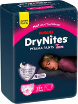 Huggies Drynites Nachtwindeln Bei Bettnässen, Für Mädchen Ab 13 Bis Ca. 17 Jahre (48-60 KG), 33 Stück (3X11), Jumbo-Monatspack, Luierbroekjes XL Accessoires Voeding en Borstvoeding Baby Naty Shop