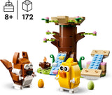 LEGO Spring Dierenspeeltuin, Vogel- en Eekhoornbouwset, Boomhutspeelset voor kinderen, Cadeau-idee voor 8-jarige jongens en meisjes, Dierenset, Dierenfigurenspeelgoed 40709 Bouwsets Beuche bij LEGO-Store