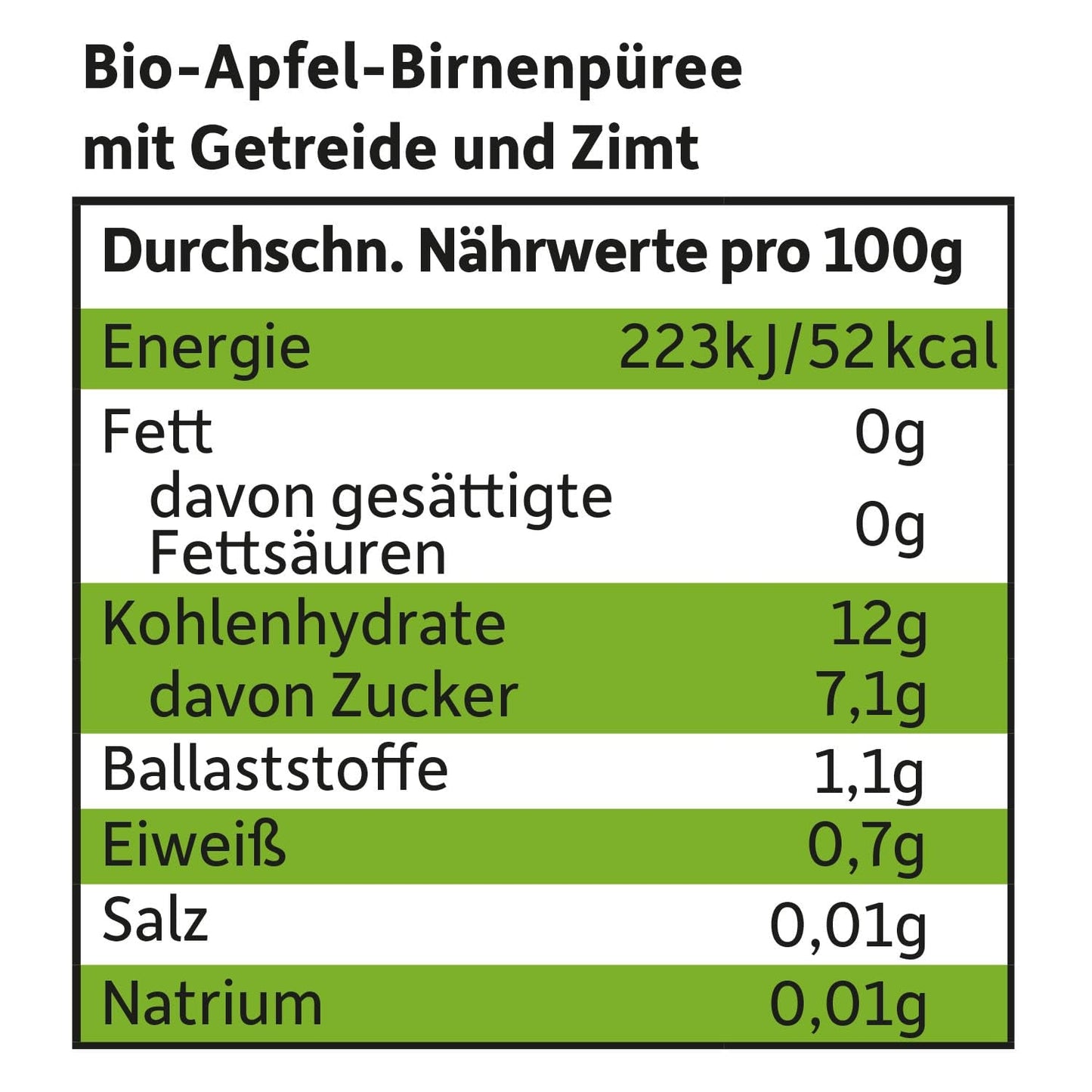 FRECHE FREUNDE Biologisch uitknijpbaar fruitzakje Appel Kaneel Peer Rijst Speltfruitpuree met granen voor baby's vanaf 6 maanden + Veganistisch 6-pack (6 x 100 g)